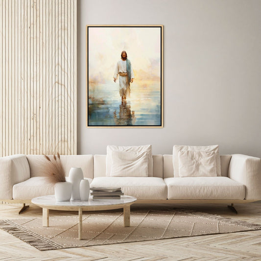 Gesù che cammina sull'acqua II - Tela